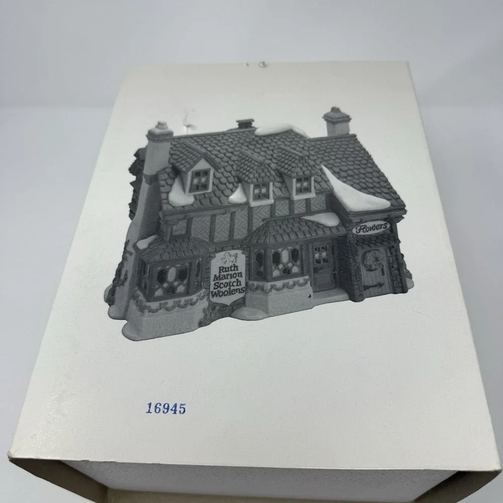 Dept 56. RUTH MARION SCOTCH WOOLENS Limited Ed#16945/17500 Dickens 55859 Lighted